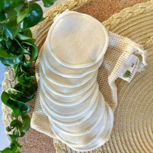 Reusable Hemp Cotton Rounds Set