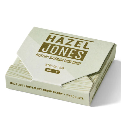 Oregon Bark (Hazel Jones) - Hazelnut Rosemary Crisp Candy in Dark Chocolate