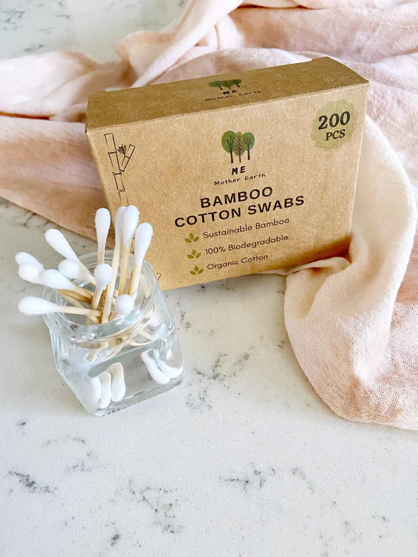 Bamboo Cotton Swabs