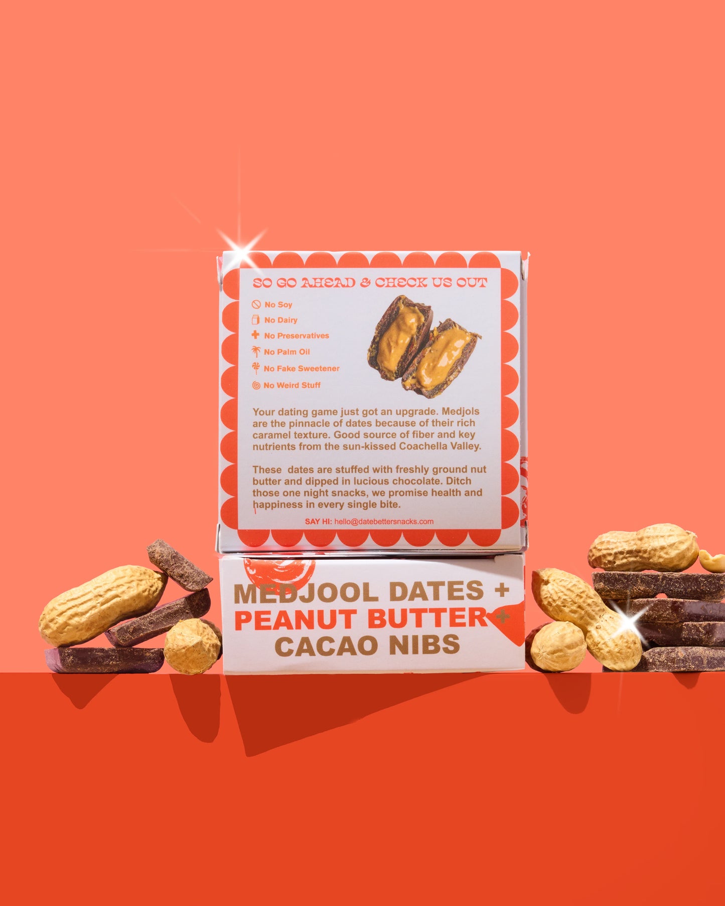 Bulk - Hazelnut Praline Stuffed Dates