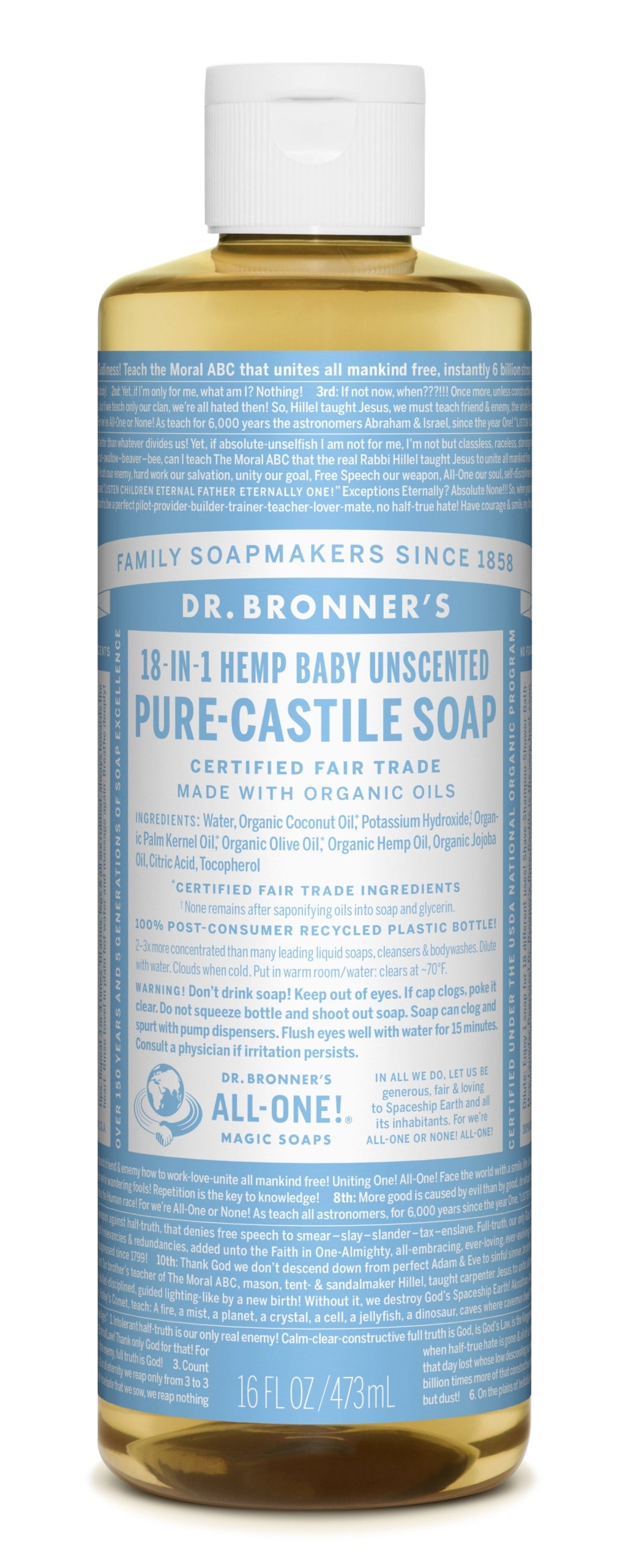 Pure Castile Soap - Unscented