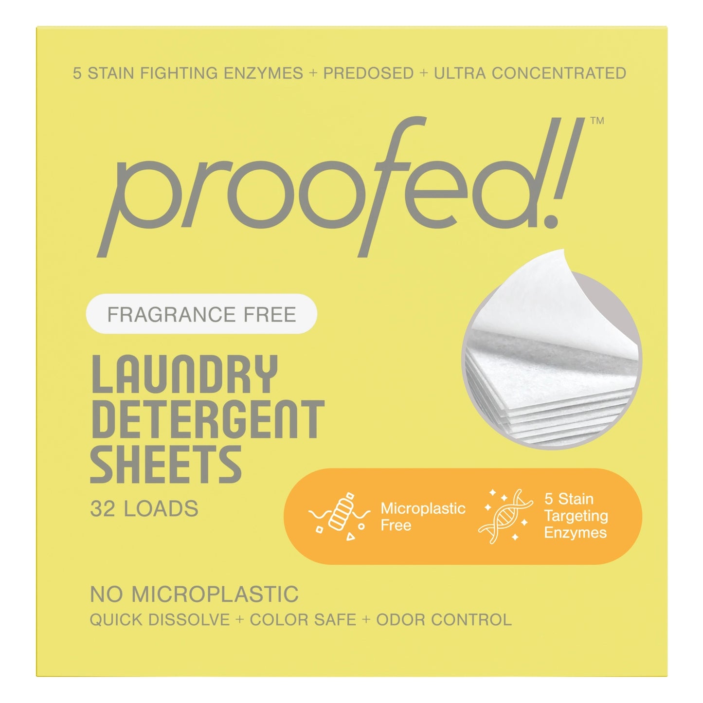 Proofed! Laundry Sheets - Clean Scent