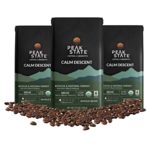 Mushroom-Infused Coffee Beans - Calm Descent Decaf - Organic