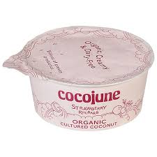 Strawberry-Rhubarb Coconut Yogurt - Organic