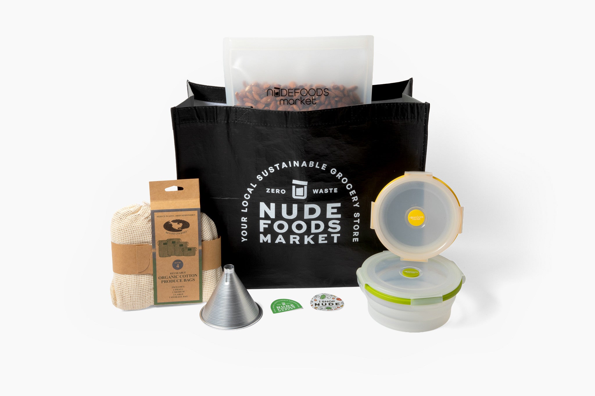 Nude Foods Market zero waste grocery store interior