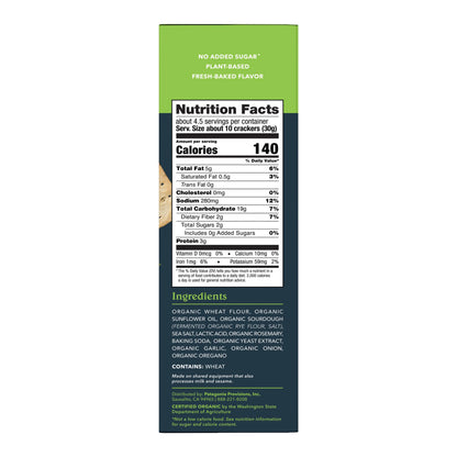 Rosemary Garlic Crackers - Organic