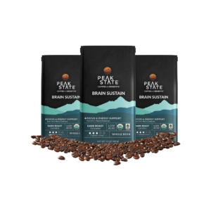 Mushroom-Infused Coffee Beans - Brain Sustain - Organic