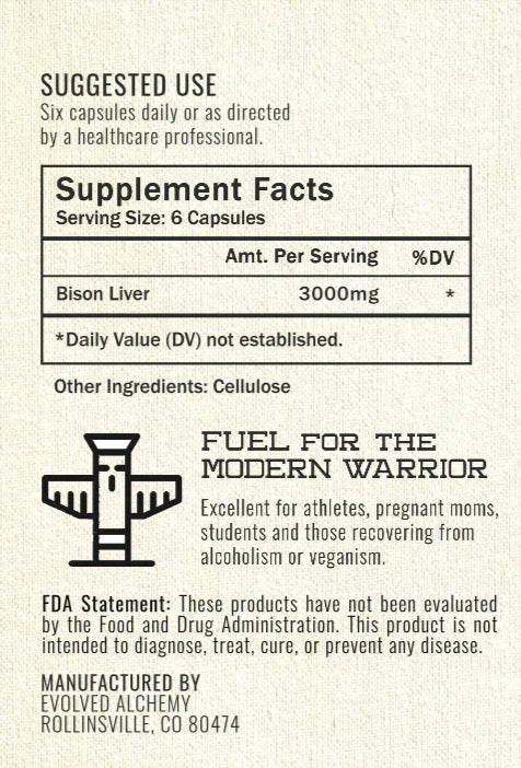 Bison Liver Capsules