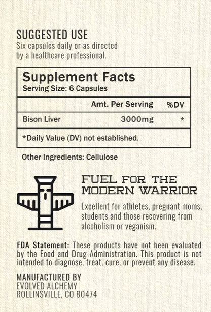 Bison Liver Capsules