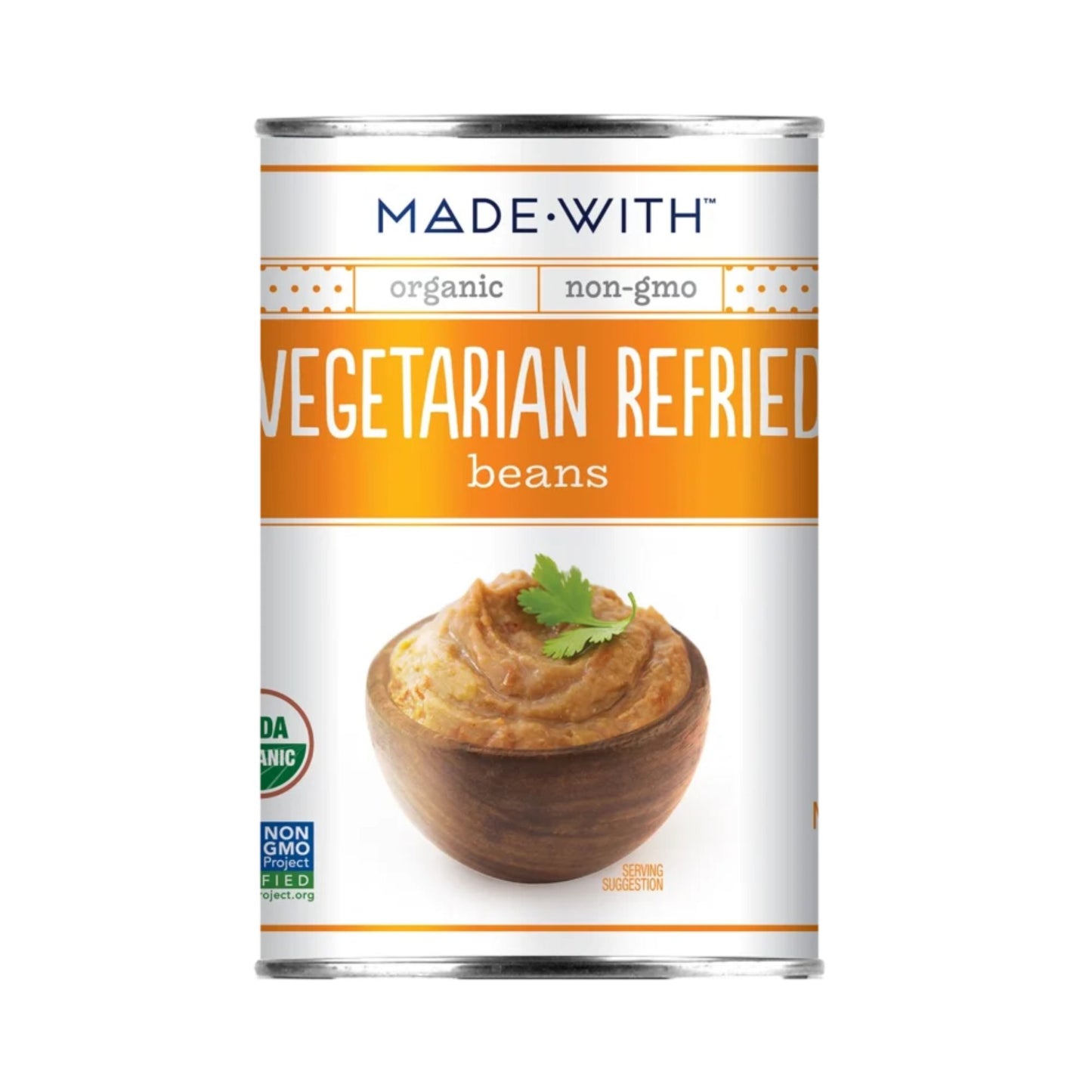 Canned Vegetarian Refried Beans - Organic