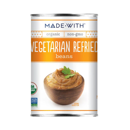 Canned Vegetarian Refried Beans - Organic