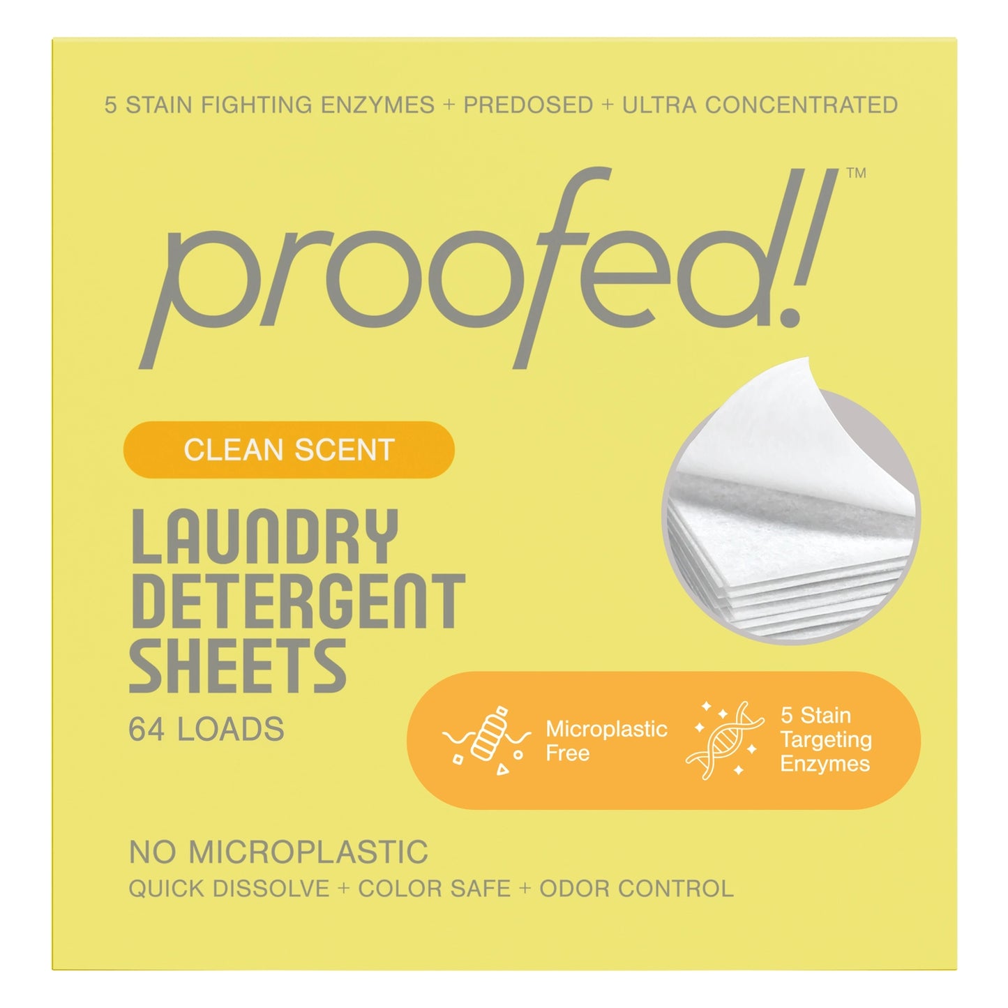 Proofed! Clean Scent Laundry Detergent