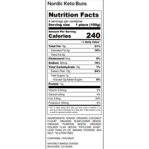 Nordic Keto Bun