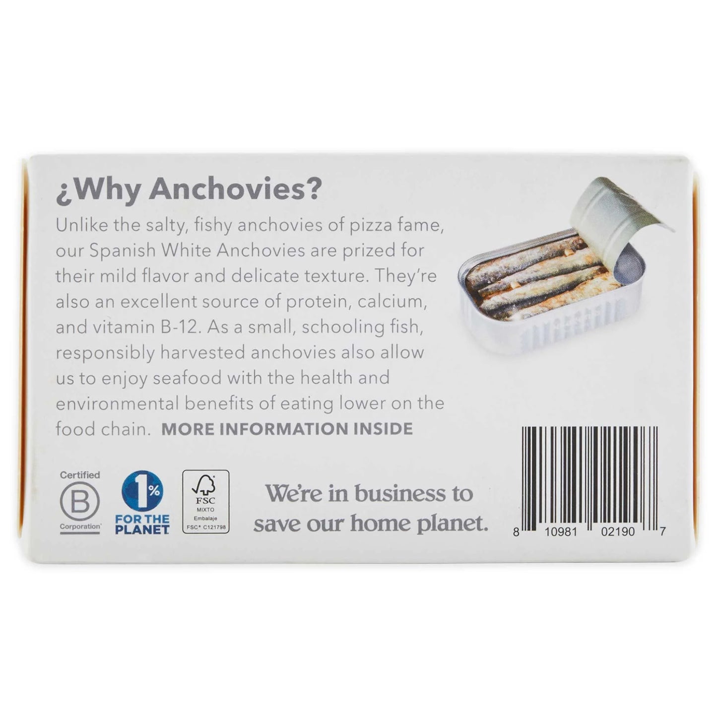 Spanish White Anchovies - Roasted Garlic