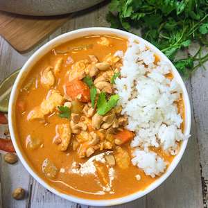 Nude Foods Market Zero Waste Thai Peanut and Carrot Curry