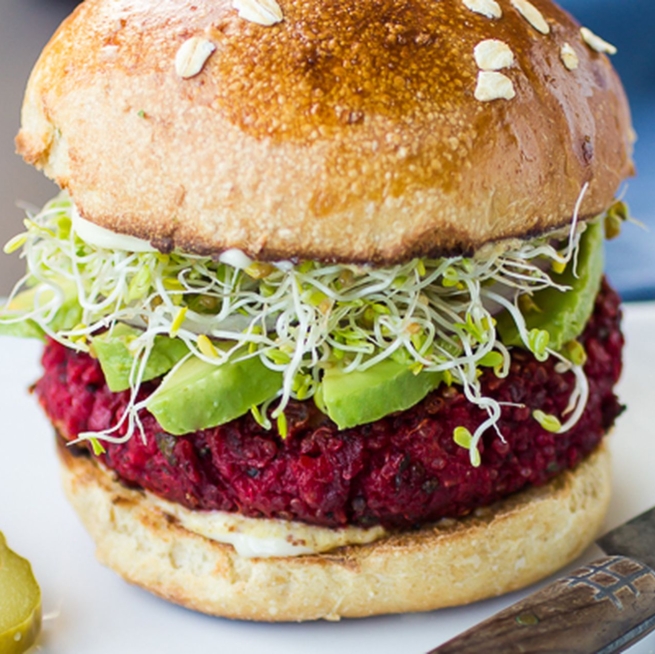 Beet Burgers By I Love Heartbeets Nude Foods Market