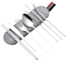 Cutlery Set with Travel Pouch (6 Piece) - Image 3