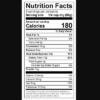 Nutrition Label
