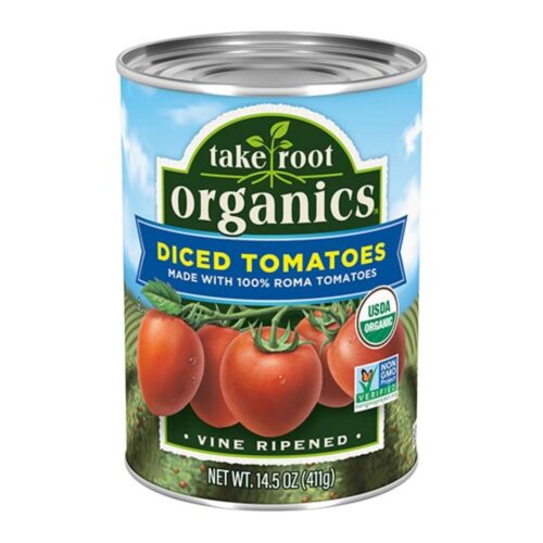 Canned Diced Tomatoes by Take Root Organics