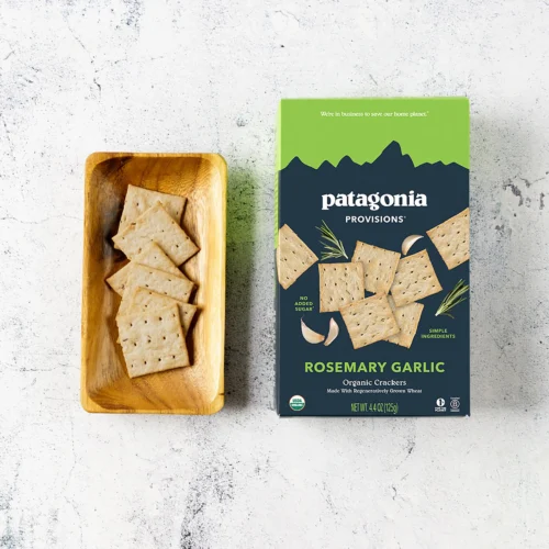 Crackers - Rosemary Garlic - 4.4oz by patagonia provisions