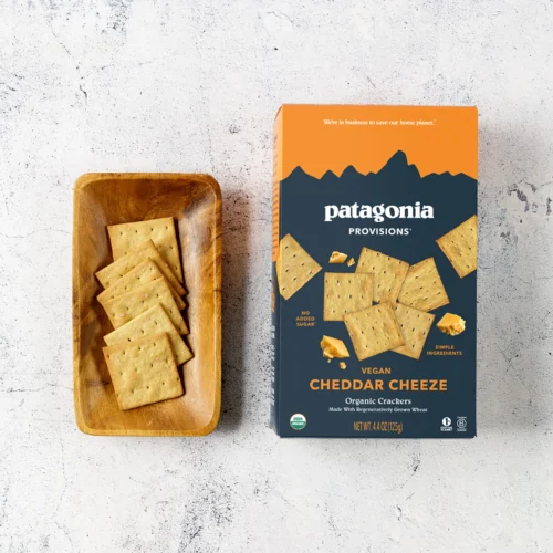 Vegan Cheddar Cheeze Crackers by patagonia provisions